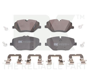Sada brzdových destiček, kotoučová brzda NK 221593
