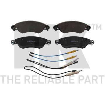 Sada brzdových destiček, kotoučová brzda NK 221943