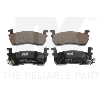 Sada brzdových destiček, parkovací brzda NK 222224