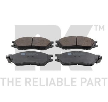 Sada brzdových destiček, kotoučová brzda NK 222291