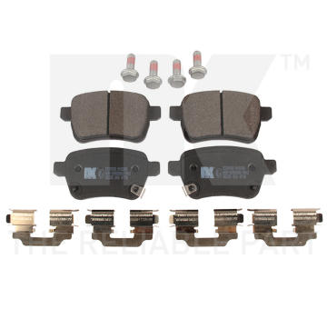 Sada brzdových destiček, kotoučová brzda NK 2223100