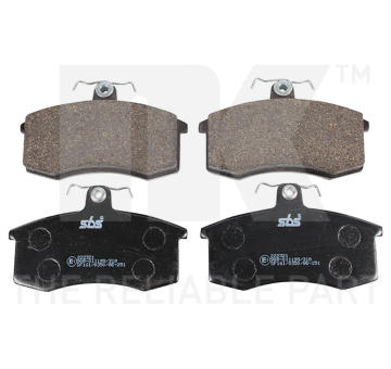 Sada brzdových destiček, kotoučová brzda NK 222321