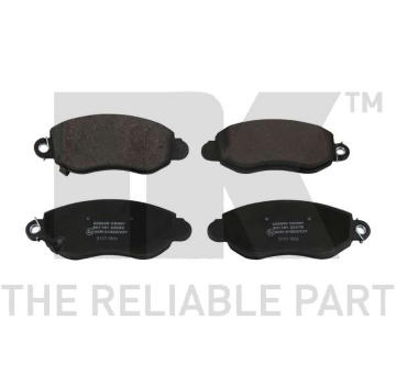 Sada brzdových destiček, kotoučová brzda NK 222559