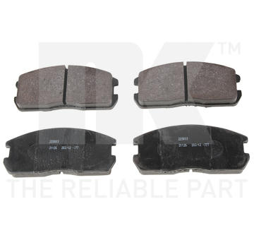 Sada brzdových destiček, kotoučová brzda NK 223003