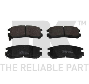 Sada brzdových destiček, kotoučová brzda NK 223016