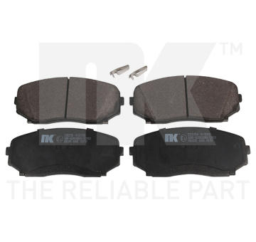 Sada brzdových destiček, kotoučová brzda NK 223256