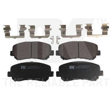 Sada brzdových destiček, kotoučová brzda NK 223258