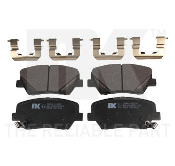 Sada brzdových destiček, kotoučová brzda NK 223449