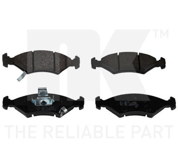 Sada brzdových destiček, kotoučová brzda NK 223519