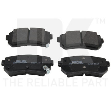 Sada brzdových destiček, parkovací brzda NK 223527