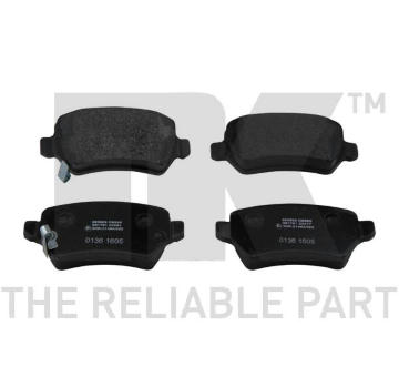 Sada brzdových destiček, kotoučová brzda NK 223625