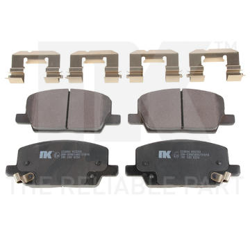 Sada brzdových destiček, kotoučová brzda NK 223664