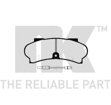 Sada brzdových destiček, kotoučová brzda NK 223724