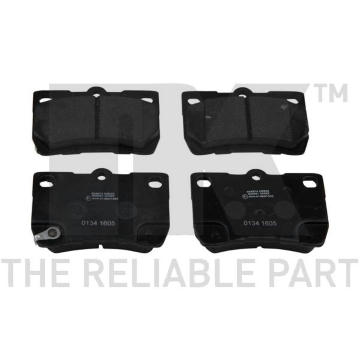 Sada brzdových destiček, kotoučová brzda NK 224574