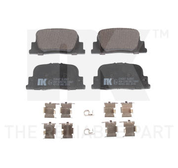 Sada brzdových destiček, kotoučová brzda NK 224597