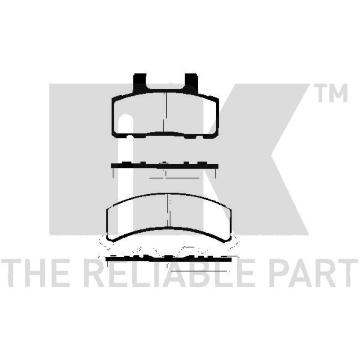 Sada brzdových destiček, kotoučová brzda NK 229210