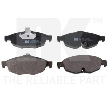 Sada brzdových destiček, kotoučová brzda NK 229327