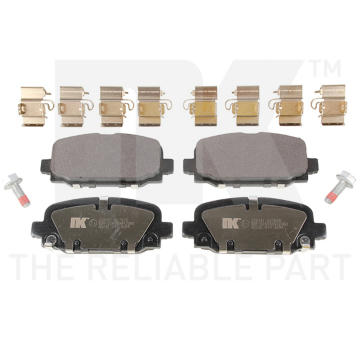 Sada brzdových destiček, kotoučová brzda NK 229341