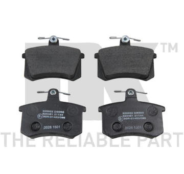 Sada brzdových destiček, kotoučová brzda NK 229952