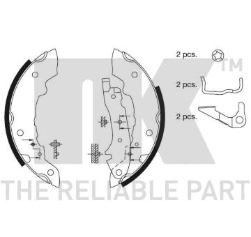 Sada brzdových čelistí NK 2799312