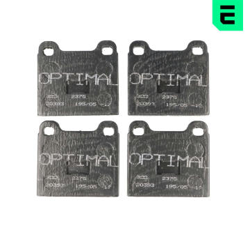 Sada brzdových destiček, kotoučová brzda OPTIMAL BP-02375