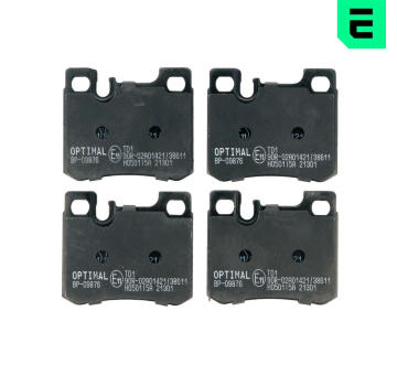 Sada brzdových destiček, kotoučová brzda OPTIMAL BP-09876