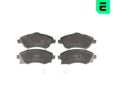 Sada brzdových destiček, kotoučová brzda OPTIMAL BP-12126