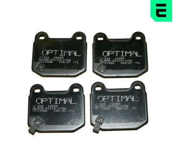Sada brzdových destiček, kotoučová brzda OPTIMAL BP-12265