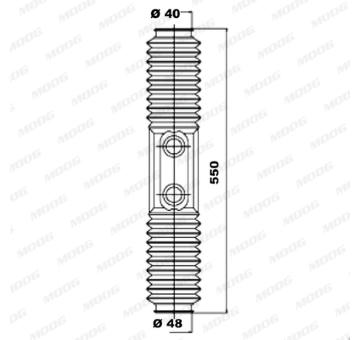 Manżeta riadenia - opravná sada MOOG K150021