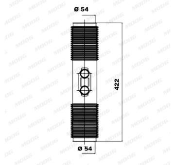 Manżeta riadenia - opravná sada MOOG K150057