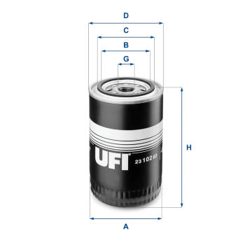 Olejový filtr UFI 23.102.02