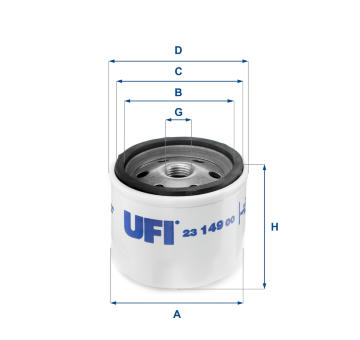 Olejový filtr UFI 23.149.00