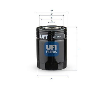 Hydraulický filtr, řízení UFI 23.180.00