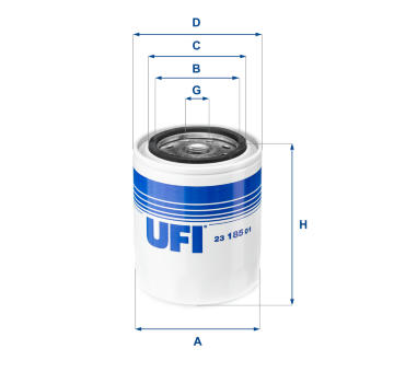 Olejový filtr UFI 23.185.01