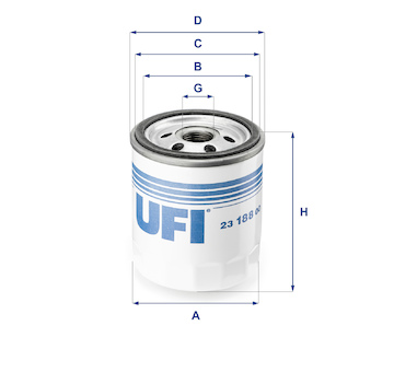 Olejový filtr UFI 23.188.00