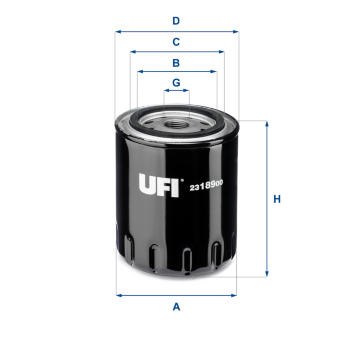 Olejový filtr UFI 23.189.00