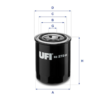Olejový filtr UFI 23.272.00