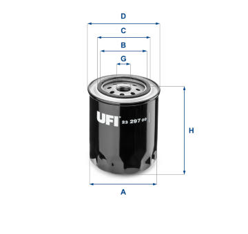 Olejový filter UFI 23.297.00