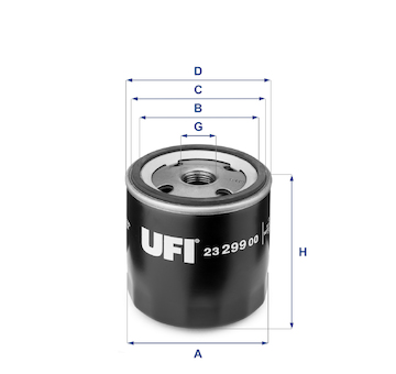 Olejový filtr UFI 23.299.00