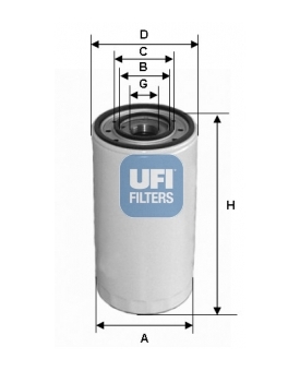 Olejový filtr UFI 23.302.00