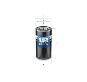 Hydraulický filtr, řízení UFI 23.409.00
