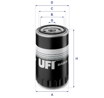 Olejový filtr UFI 23.429.00