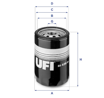 Olejový filtr UFI 23.436.00