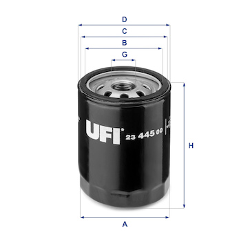 Olejový filtr UFI 23.445.00