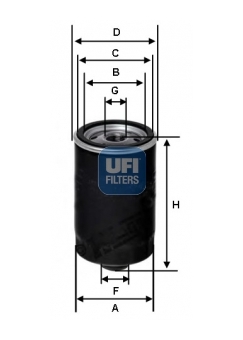 Olejový filtr UFI 23.462.00