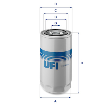 Olejový filtr UFI 23.469.00