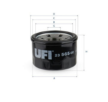 Olejový filtr UFI 23.565.00