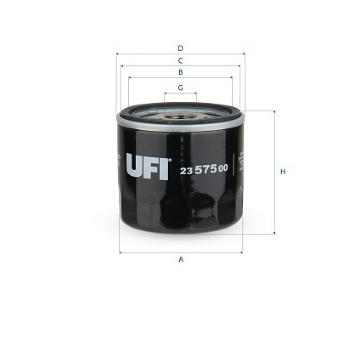 Olejový filtr UFI 23.575.00