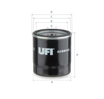 Olejový filtr UFI 23.644.02