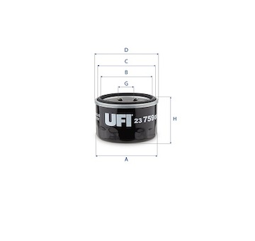 Olejový filtr UFI 23.759.00